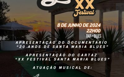 Presentation of the Line-up for the XX Santa Maria Blues Festival